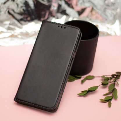 Xiaomi Redmi 13 4G/Redmi 13 5G oldalra nyíló tok - Smart Magnetic Book Flip - fekete