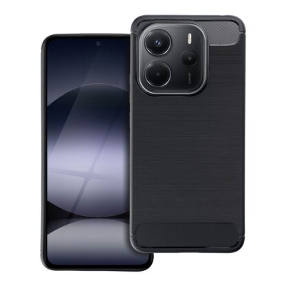 Xiaomi Redmi Note 14 4G Carbon szilikon tok fekete