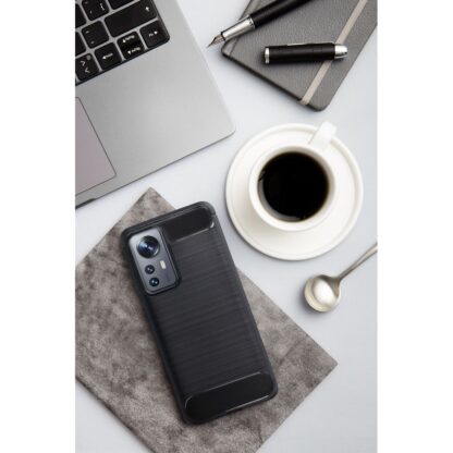 Xiaomi Redmi Note 14 Pro Carbon szilikon tok fekete
