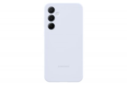 Gyári Samsung Galaxy A55 5G szilikon védőtok Világos kék