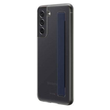 Gyári Samsung Galaxy S21 FE 5G átlátszó hátlap pánttal