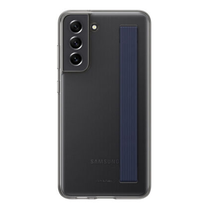 Gyári Samsung Galaxy S21 FE 5G átlátszó hátlap pánttal