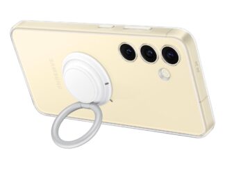 Gyári Samsung Galaxy S24 átlátszó tok rögzítővel