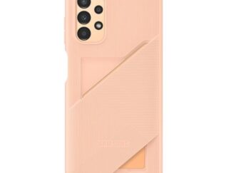 Samsung Galaxy A13 5G kártyatartós hátlap barack