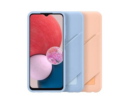 Samsung Galaxy A13 5G kártyatartós hátlap, kék